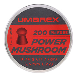 Umarex Power Mushroom Diabolo Kal. 5,5mm 0,76 g 200er Dose Bild 3