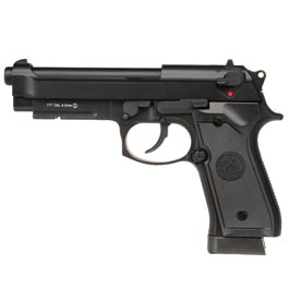 Ersatzteilset KLI M92A1 CO2-Luftpistole Kal. 4,5 mm Stahl-BB Vollmetall Blowback schwarz