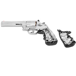 Smith & Wesson 629 Classic CO2-Revolver 5 Zoll 4,5mm Stahl-BB Vollmetall chrom/schwarz Bild 8