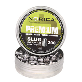 Norica Premium Diabolo Slug Kal. 6,35mm Hohlspitz 2,14g 200er Dose