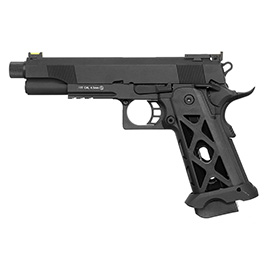 KLI Hi-Capa 5.1 Elite MK2 CO2 Luftpistole Kal. 4,5 mm BB Vollmetall Blowback schwarz