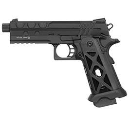 KLI Hi-Capa 4.3 Tartarus MK2 CO2-Luftpistole Kal. 4,5 mm Stahl-BB Blowback Vollmetall schwarz