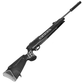 Leader 125 Sniper Knicklauf Luftgewehr Kal. 4,5 mm Diabolo schwarz inkl. Zweibein und Tragegurt Bild 9