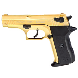 Record 2015 Schreckschuss Pistole Kal. 9mm P.A.K Sonderedition gold