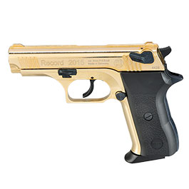 Record 2015 Schreckschuss Pistole Kal. 9mm P.A.K Sonderedition gold