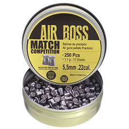 Air Boss Diabolo Match Competition Kal. 5,5 mm Flachkopf 250er Dose