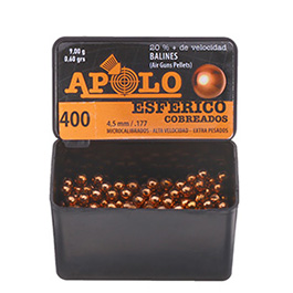 Apolo Esferico verkupferte Rundkugel Kaliber 4,5 mm 400er Dose