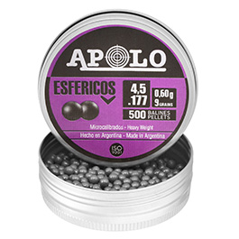 Apolo Blei-BBs Esfricos Kal. 4,5 mm 500er Dose