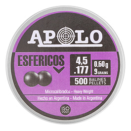 Apolo Blei-BBs Kal. 4,5 mm 500er Dose Bild 3