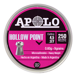 Apolo Diabolo Hollow Point Kal. 4,5 mm Hohlspitz 250er Dose Bild 3