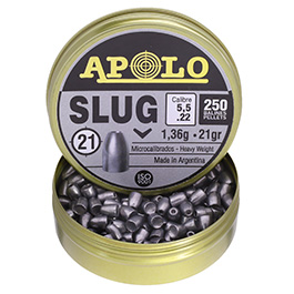 Apolo Diabolo Slug 21 Kal. 5,5 mm Hohlspitz 250er Dose