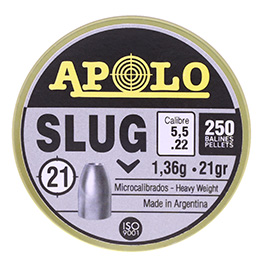 Apolo Diabolo Slug 21 Kal. 5,5 mm Hohlspitz 250er Dose Bild 3