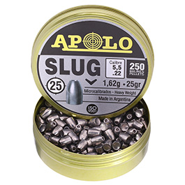 Apolo Diabolo Slug 25 Kal. 5,5 mm Hohlspitz 250er Dose