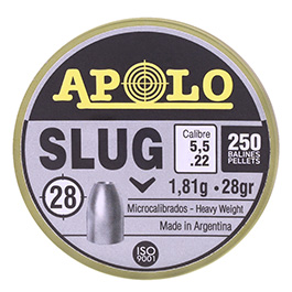 Apolo Diabolo Slug 28 Kal. 5,5 mm Hohlspitz 250er Dose Bild 3