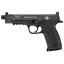 Smith & Wesson M&P9L Performance Center Ported CO2 Luftpistole 4,5 mm BB Metallschlitten Blowback schwarz
