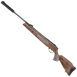 Hatsan 125 Sniper Knicklauf Luftgewehr Kal. 4,5 mm Diabolo Walnuss Camo inkl. Zweibein und Tragegurt