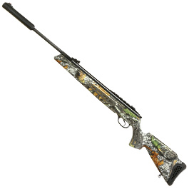 Hatsan 125 Sniper Knicklauf Luftgewehr Kal. 4,5 mm Diabolo Mossy Oak Camo inkl. Zweibein und Tragegurt