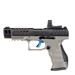 Walther PPQ M2 Q5 Match Combo CO2-Luftpistole Kal. 4,5mm Diabolo Blowback Metallschlitten schwarz/grau inkl. RedDot