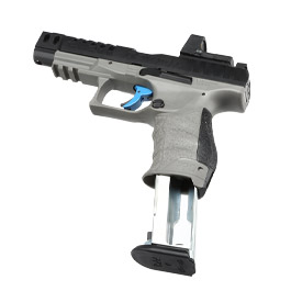 Walther PPQ M2 Q5 Match Combo CO2-Luftpistole Kal. 4,5mm Diabolo Blowback Metallschlitten schwarz/grau inkl. RedDot Bild 4