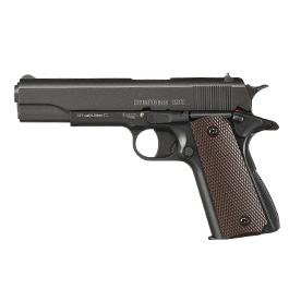 Bruni Guns BG1911 CO2-Luftpistole Kal. 4,5mm Diabolo Non-Blowback Metallschlitten grau