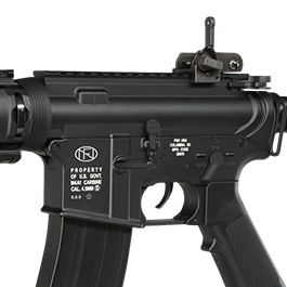 Cybergun FN Herstal M4A1 CO2-Luftgewehr Kal. 4,5mm Stahl-BB Non BlowBack schwarz Bild 6