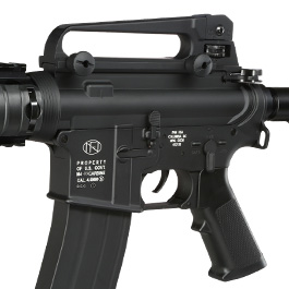 Cybergun FN Herstal M4 RIS CO2-Luftgewehr Kal. 4,5mm Stahl-BB Non BlowBack schwarz Bild 6
