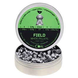 Coal Rundkopf-Diabolos Field White Pellets Kal. 4,5mm 200er Dose