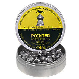 Coal Spitzkopf-Diabolos Pointed White Pellets Kal. 5,5mm 100er Dose