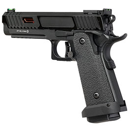 KLI Hi-Capa 5.1 Baba Yaga Beta CO2 Luftpistole Kal. 4,5 mm BB Vollmetall Blowback schwarz Bild 4