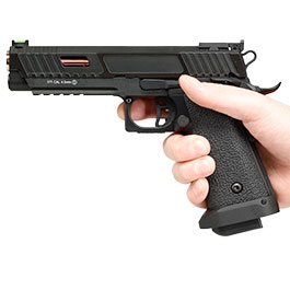 KLI Hi-Capa 5.1 Baba Yaga Beta CO2 Luftpistole Kal. 4,5 mm BB Vollmetall Blowback schwarz Bild 5