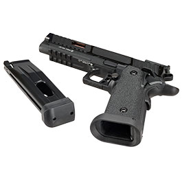 KLI Hi-Capa 5.1 Baba Yaga Beta CO2 Luftpistole Kal. 4,5 mm BB Vollmetall Blowback schwarz Bild 7