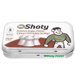 Mr. Shoty Spitzkopf Diabolo Kal. 4,5mm 0,60 g 425er Dose