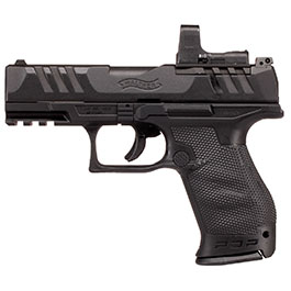 Walther PDP Compact 4 Set CO2 Luftpistole NBB Kal. 4,5mm BB Metallschlitten schwarz inkl. RDS 8 Leuchtpunktzielgert