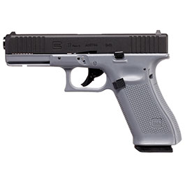 Glock 17 Gen5 Luftpistole CO2-Blowback Kal. 4,5 mm Stahl-BB Metallschlitten Tungsten Grey