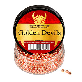 Golden Devils Stahl-Rundkugeln Kal. 4,5mm 500er Dose