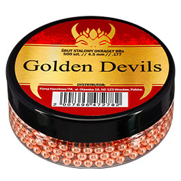 Kleinbild 1 Golden Devils Stahl-Rundkugeln Kal. 4,5mm 500er Dose