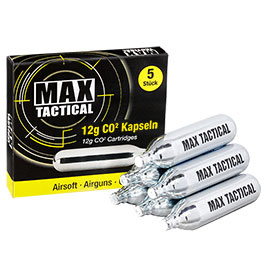 Max Tactical CO2-Kapseln 5 Stck je 12g