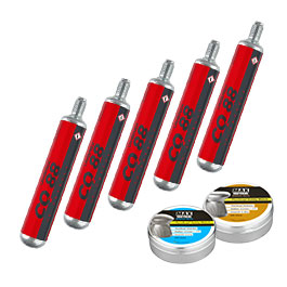 Kleinbild 11 Sig Sauer MPX CO2 Gen.2 Luftgewehr Set 4,5 mm mit 5 x 88 g CO2 Kapseln, 1000 Max Tactical Diabolos Kal. 4,5mm