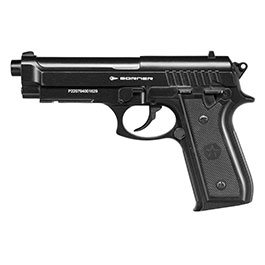 Borner 92M CO2 Luftpistole Kal. 4,5mm BB Vollmetall schwarz