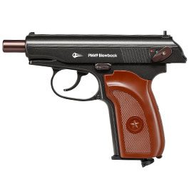 Kleinbild 6 Borner PM49 CO2 Luftpistole Kal. 4,5 mm BB Blowback Metallschlitten schwarz