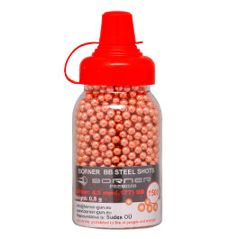 Borner Premium Stahl-BBs Kal. 4,5 mm 1500er Schnelllader gold