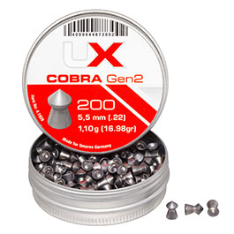 UX Spitzkopf Diabolos Cobra Gen2 Kal. 5,5mm 1,10g 200er Dose