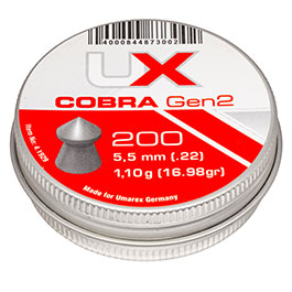 UX Spitzkopf Diabolos Cobra Gen2 Kal. 5,5mm 1,10g 200er Dose Bild 1 xxx: