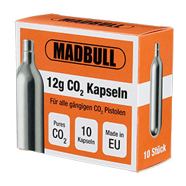 Kleinbild 4 Madbull CO2-Kapseln 10 Stck je 12g