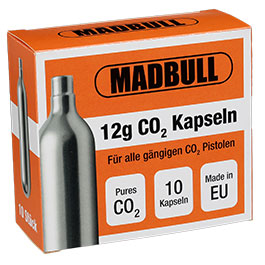 Kleinbild 6 Madbull CO2-Kapseln 10 Stck je 12g