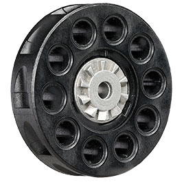 UX Trommelmagazin 10 Schuss Kal. 4,5mm Diabolo f. UX Canex CO2 Luftgewehr schwarz
