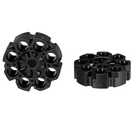 UX Trommelmagazin 8 Schuss Kal. 4,5mm Diabolo f. UX SPA Expert CO2 Luftpistole schwarz - 2 Stck