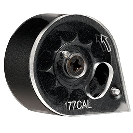 UX Trommelmagazin 9 Schuss Kal. 4,5mm Diabolo f. UX Notos PCP Pressluftgewehr schwarz