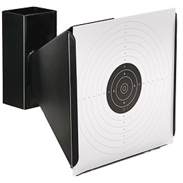ASG Kugelfangkasten Trichterform Stahlblech 17 x 17 cm schwarz fr Luftpistolen und Luftgewehre