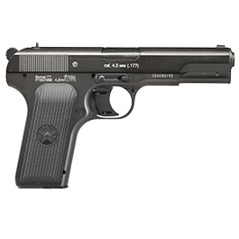 Borner TT CO2 Luftpistole Kal. 4,5mm BB BlowBack Vollmetall dunkelgrau Bild 3